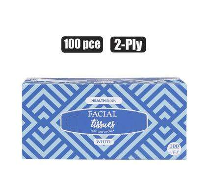 Tissues 100Pc Box 18X20Cm 2-Ply