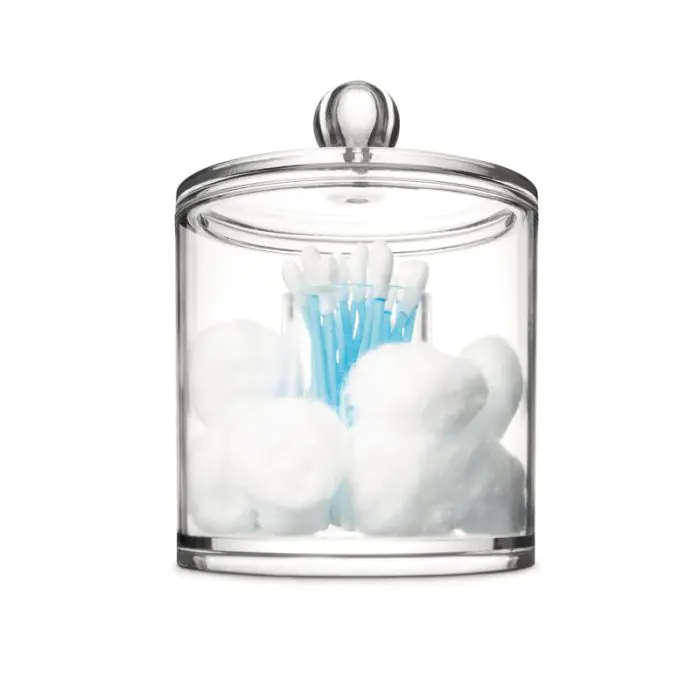 Cosmetic Organiser, Round, Clear, 130mm x 100mm