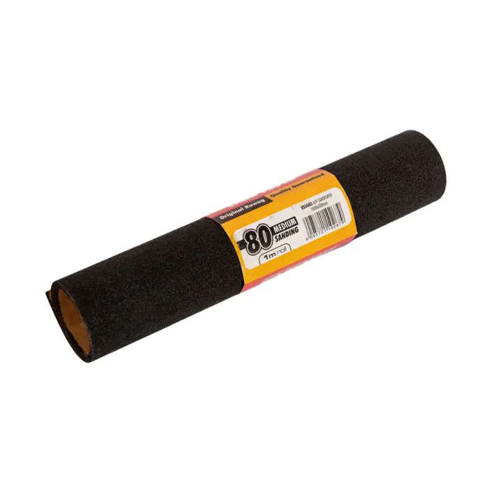 Ruwag All Purpose Sandpaper, 1m x 300mm, P80