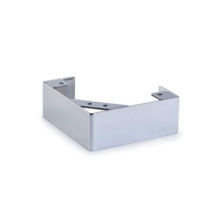 3 Corner Leg, H50mm x 130mm, Chrome Plated
