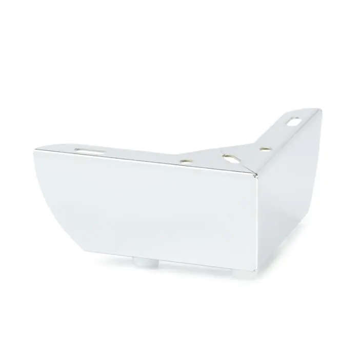 Corner Leg, H55mm x 120mm, Chrome Plated