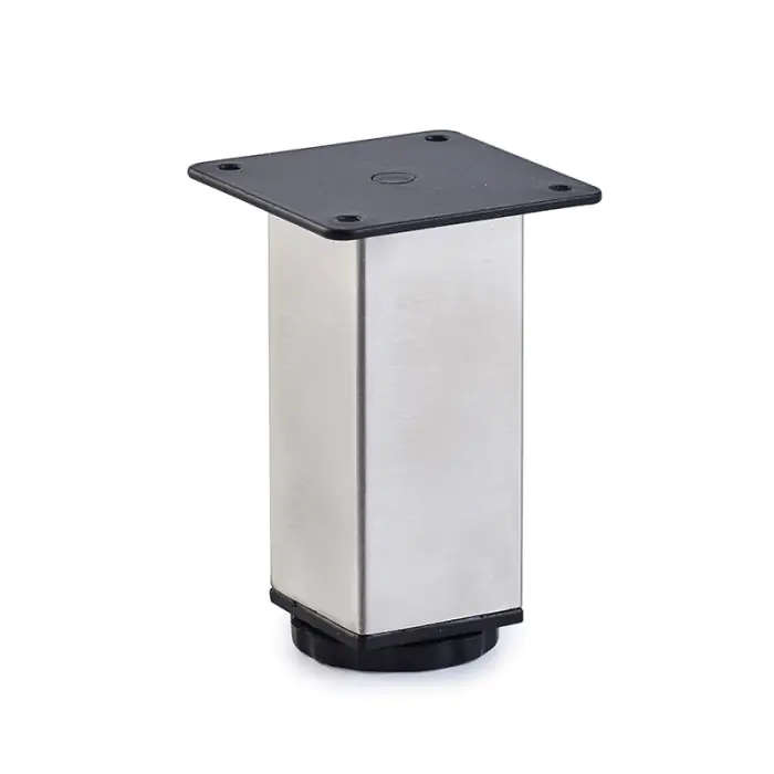 Square Leg, Adjustable, H100mm x 40mm, Stainless Steel