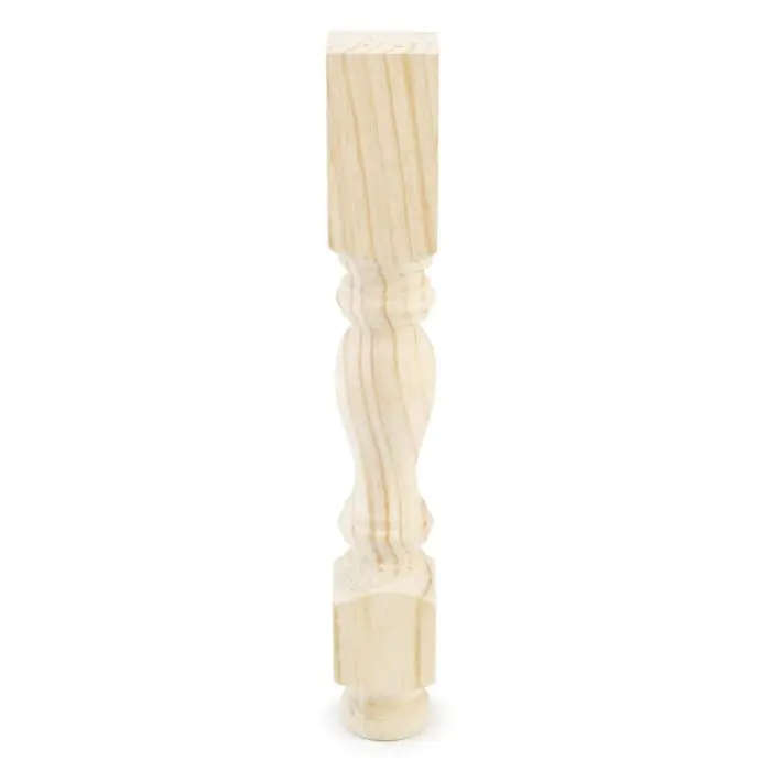 Shelf Coffee Table Leg, H450mm x 65mm x 65mm, Raw Pine