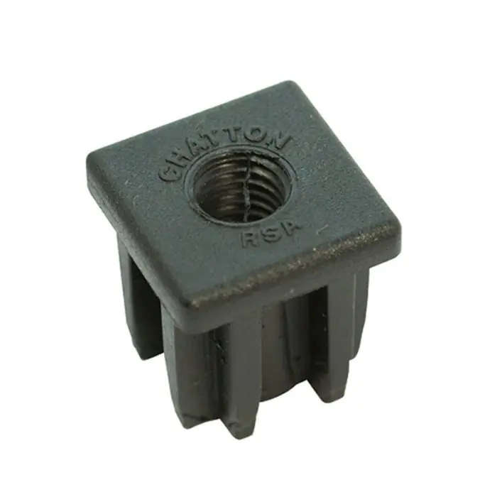 Threaded Plug, Square, M8 x 19mm