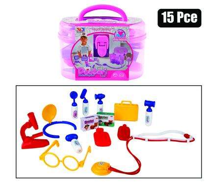 Play-Set Doctor Set W/Case 15Pcs