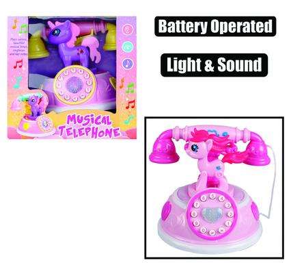 Playset B/O Phone With Lights And Music