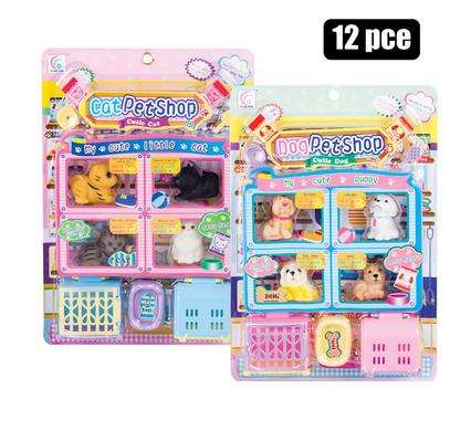 Play-Set Petshop 12Pc