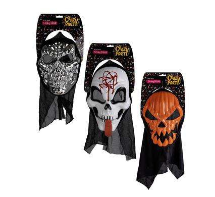 Dress Up Scary Mask Asstd