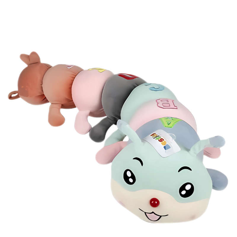 Plush Caterpillar 70Cm Assorted