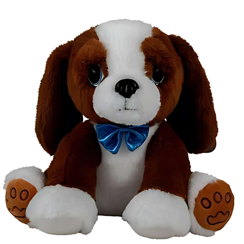 Plush Dog Puppy Eyes W/Long Ears 28Cm