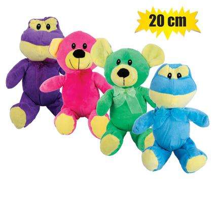 PLUSH ANIMAL MOUSE ASSTD MILA 20cm