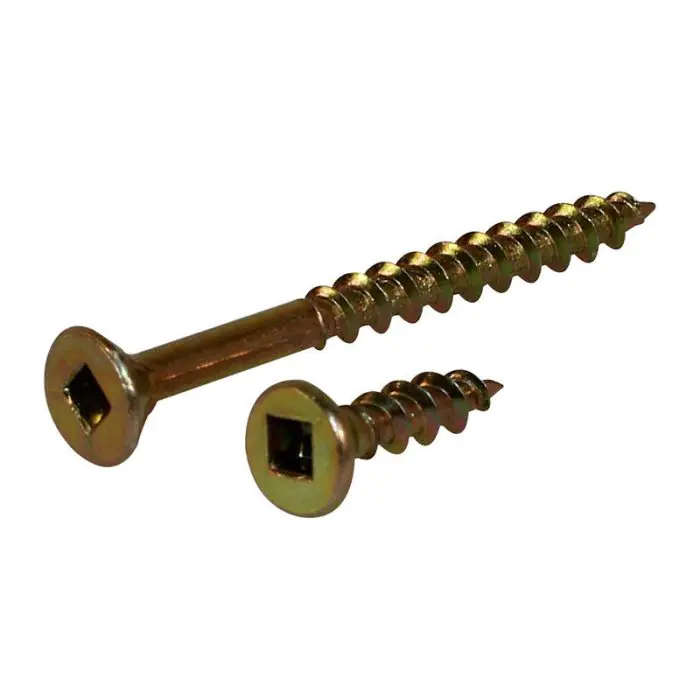 Chipboard Screws, Square, No.6, 3.5mm x 50mm, 80 Pieces