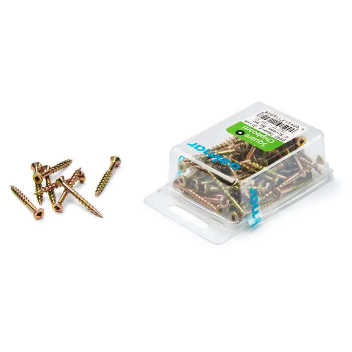 Chipboard Screws, Square, No.8, 4mm x 40mm, 80 pieces