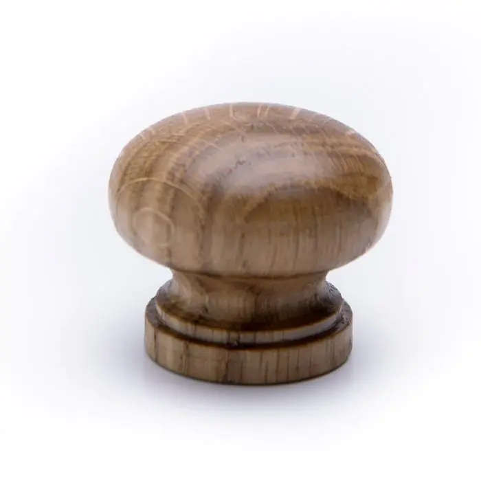 Knob, Lacquered Oak, 43mm