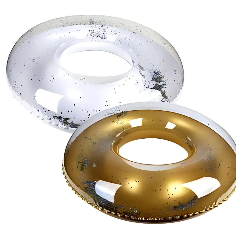 Aquanautics Swim Ring Glitter 2Tone 80Cm