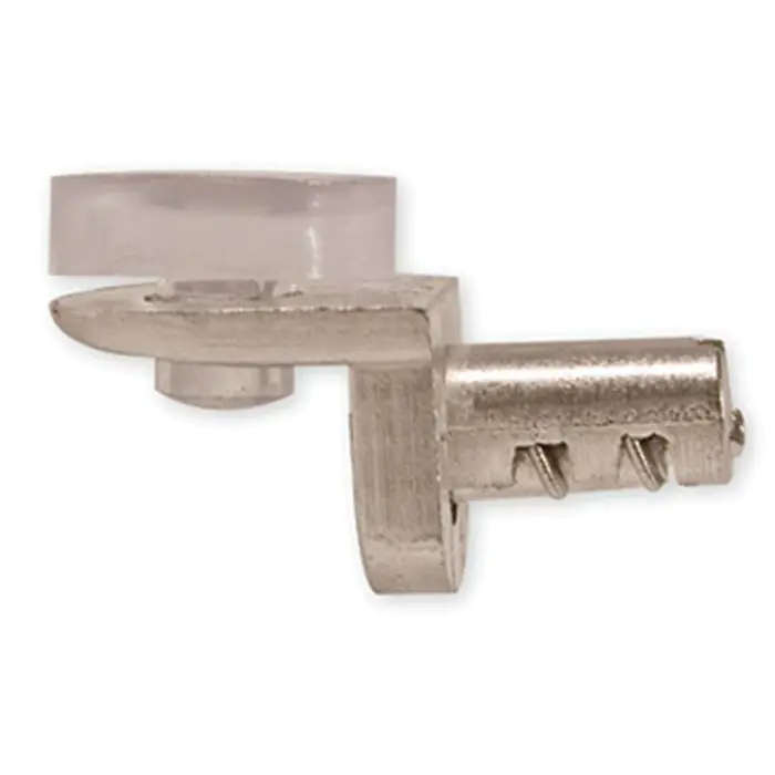 Shelf Support, Suction, Nickel Plated, 12 Pieces