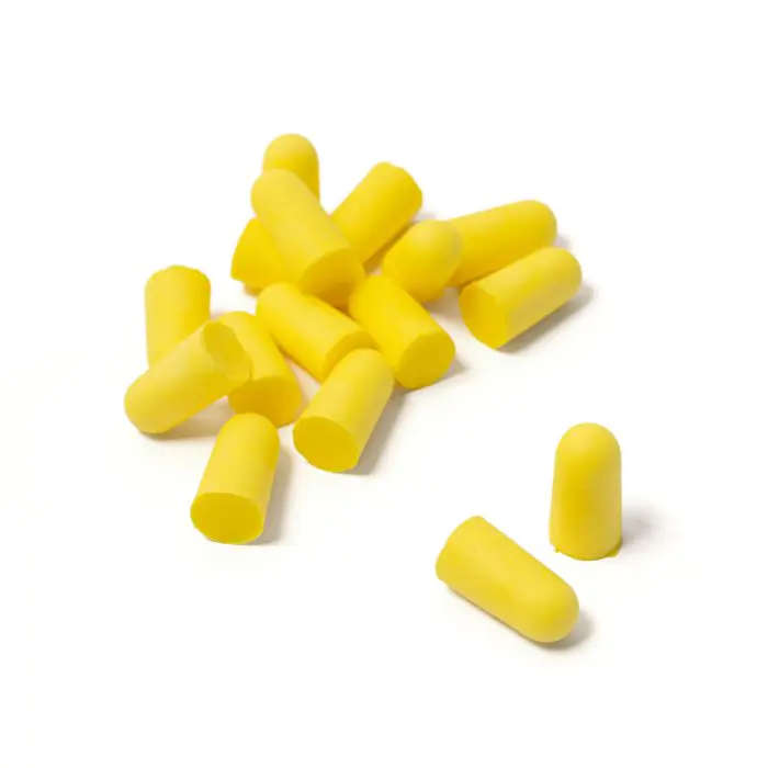Earplugs, Un-Corded, PU Foam, 16 Pieces
