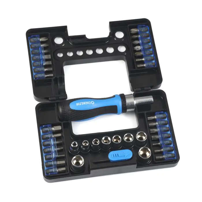 Ratchet Screwdriver Set, 38 Pieces