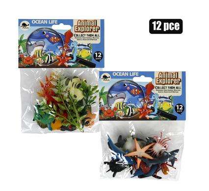 Animals Ocean 12Pc Assorted 20Cm