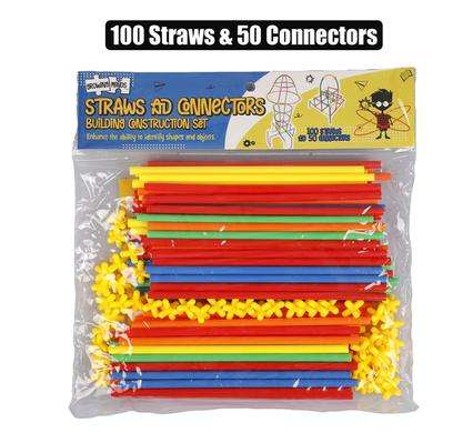Edu Connection 100 Straws + 50Connectors