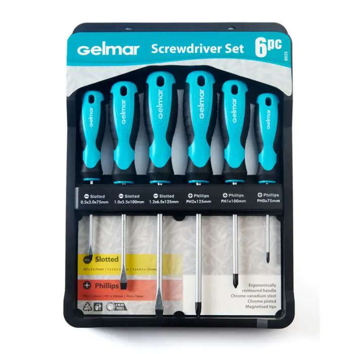 Screwdriver Set, 6 Pieces