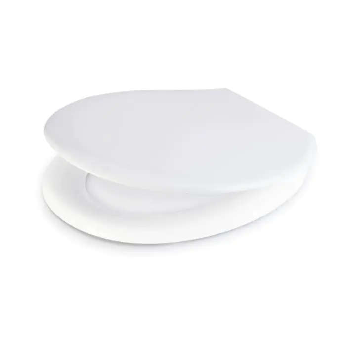 Toilet Seat, Soft Close, White, Plastic