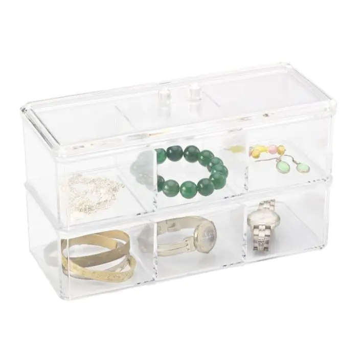 Cosmetic Organiser, 2 Tier, Clear
