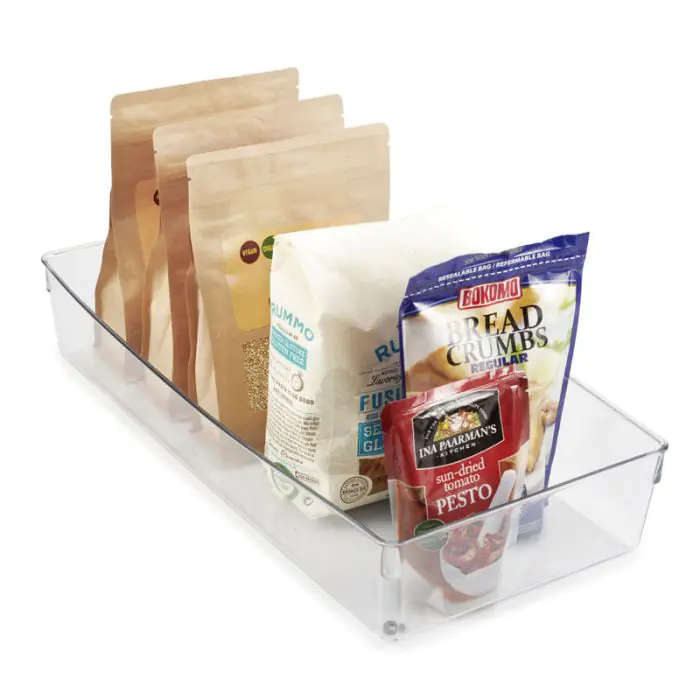 Drawer Organiser, Clear, 400mm x 200mm x 78mm