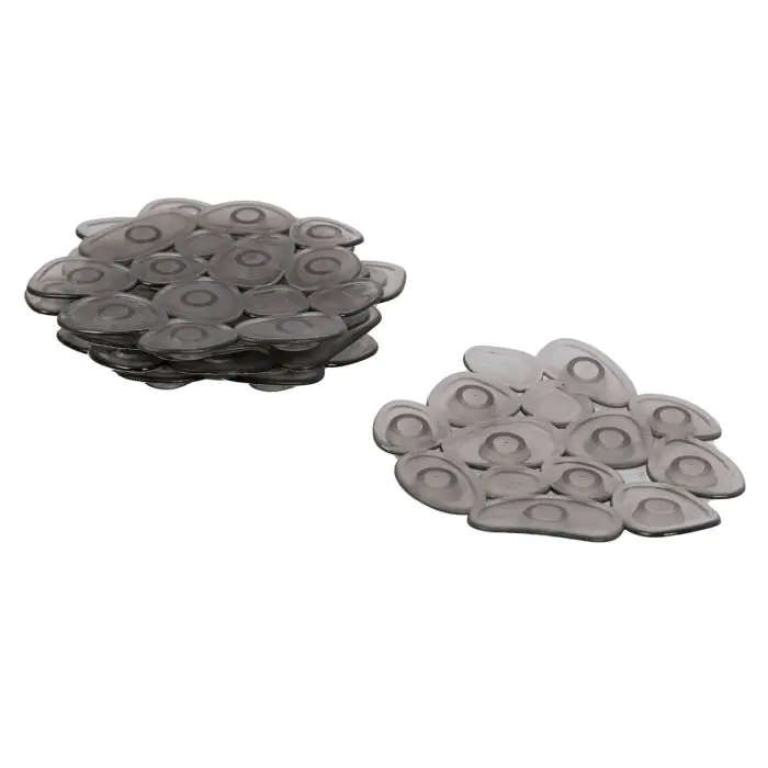 Bath Mat Set, Mini Stone Design, 5 Pieces