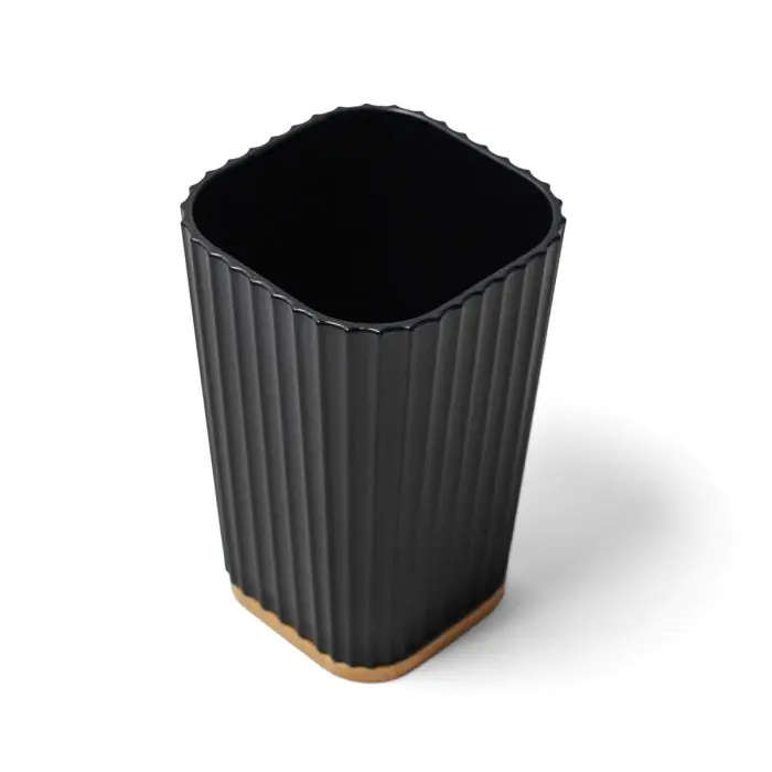 Tumbler, Black, Bamboo