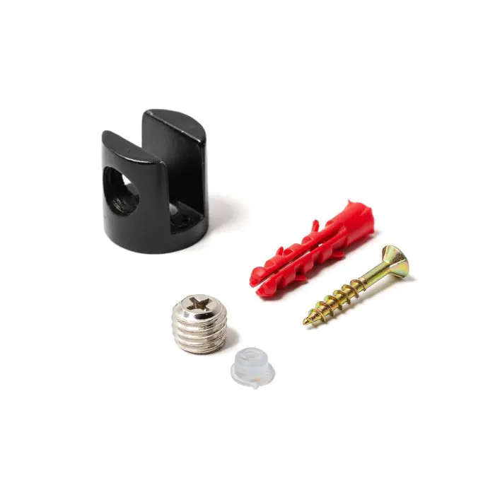 Shelf Clamp For 6mm & 8mm Glass, Black