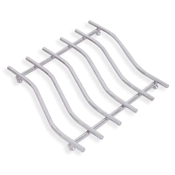 Pot Stand, Wave, Chrome Plated