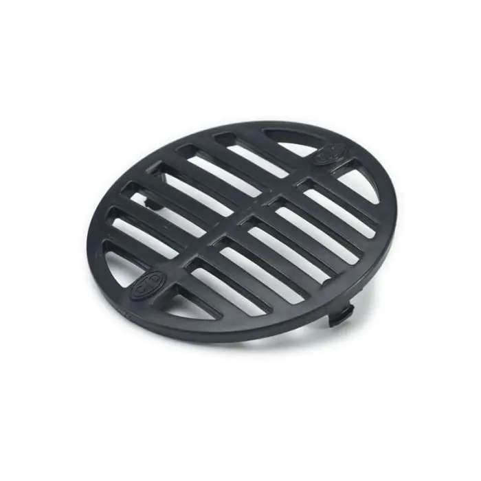 Shower Grid, Round, Black, 75mm