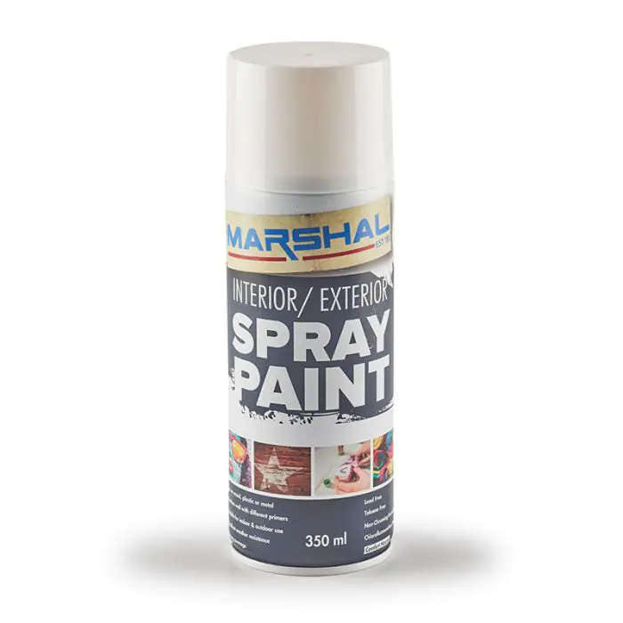 Marshal Spray Paint, Matt White, 350ml