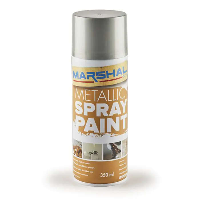 Marshal Spray Paint, Bright Silver, 350ml