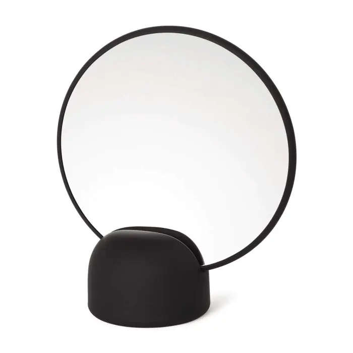 Mirror, Hug Collection, Round, ABS, Black