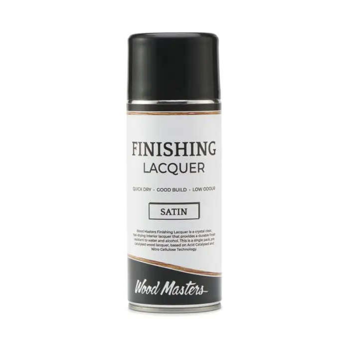 Wood Masters Finishing Lacquer Spray, Satin, 350ml