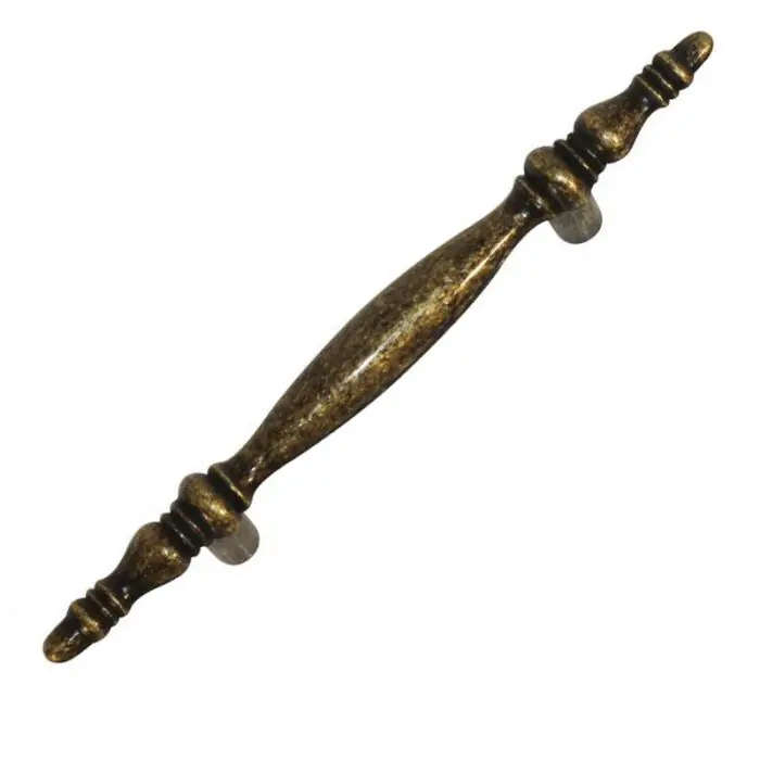 Double Scroll Handle, Antique Bronze, 76mm