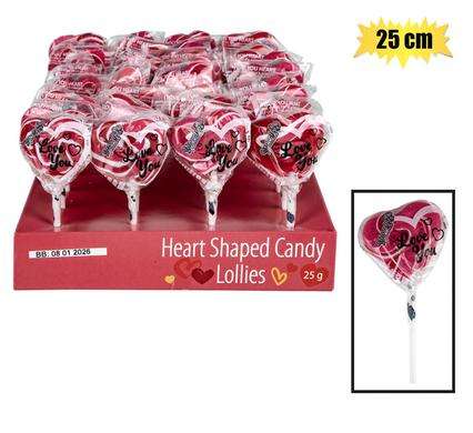 Sweet Lolly Nc I Love You Heart 25G