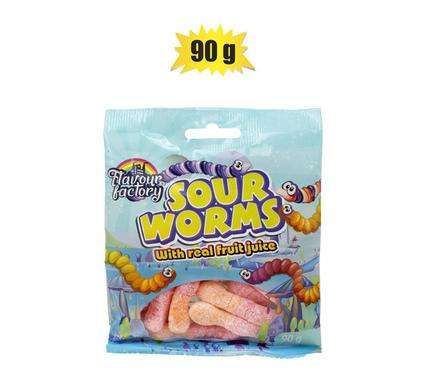 Sweet Gummy Ff Sour Worm 90G
