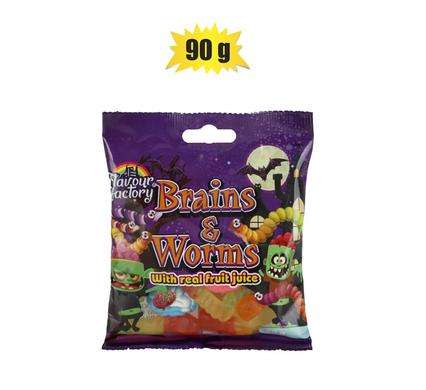 Sweet Gummy Ff Brains & Worms 90G