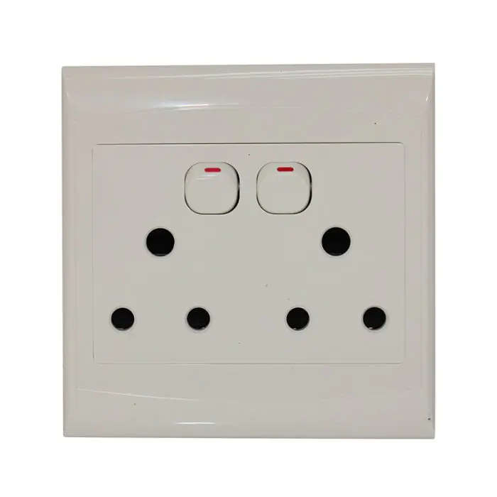 Switched Socket, 2 x 3Pin