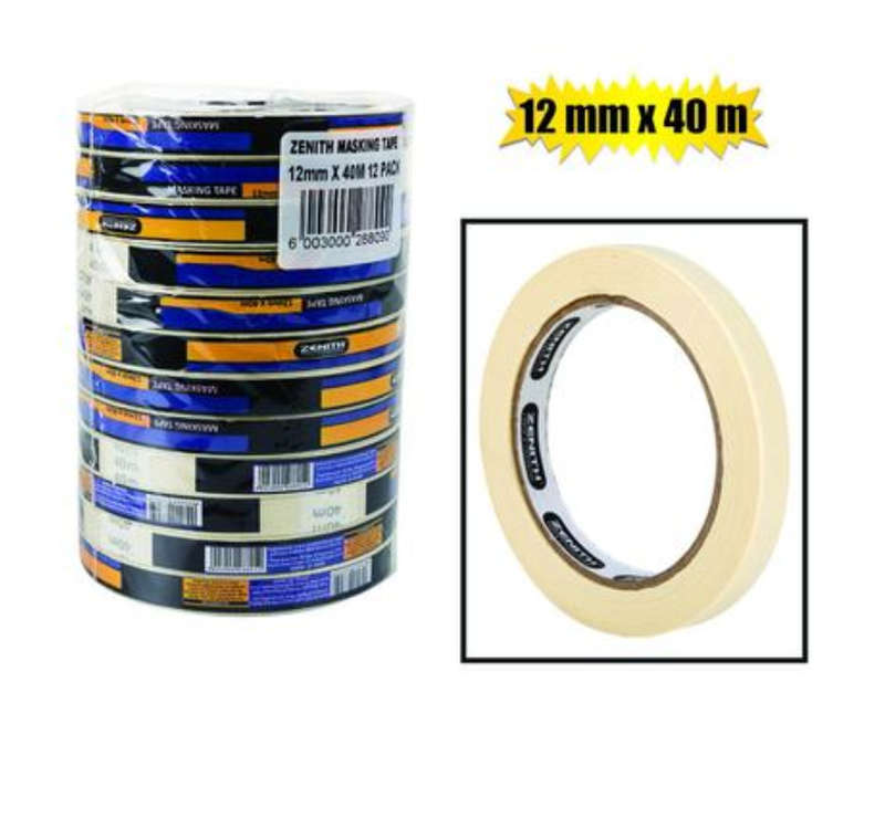 Tape Masking 12Mmx40M             Zenith