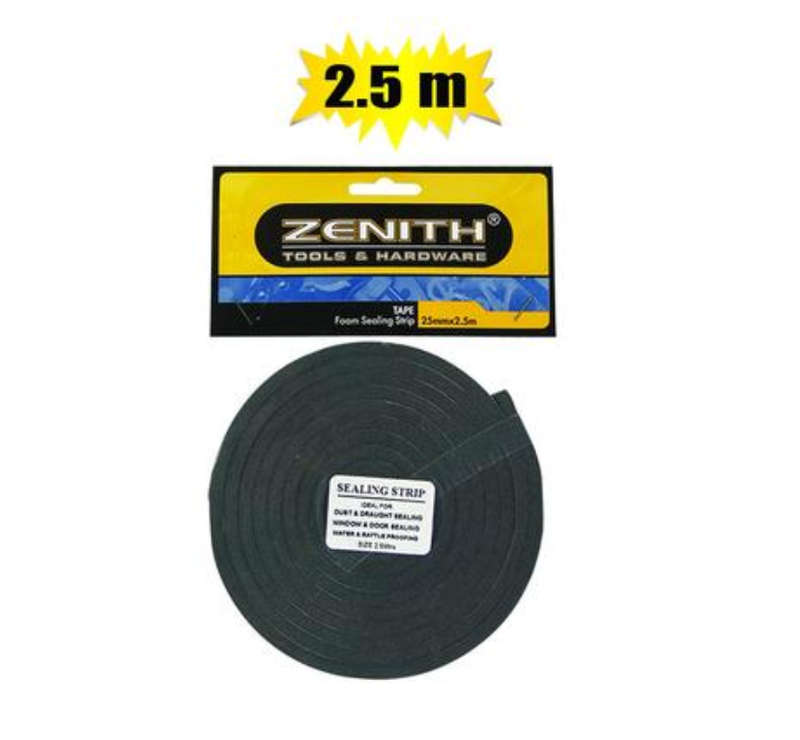 Tape Foam Sealing-Strip 25Mmx2.5M Zenith