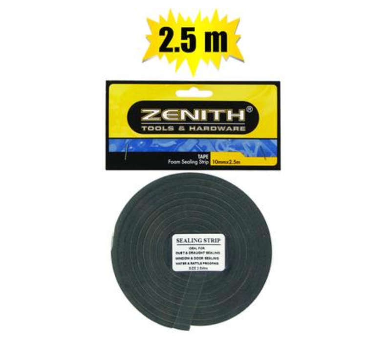 Tape Foam Sealing-Strip 10Mmx2.5M Zenith