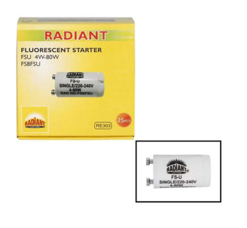 Fluorescent-Starter 4-80Watt        Bulk