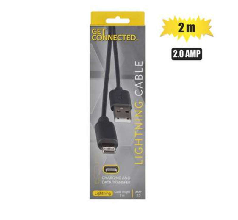 Usb Cable Lightning 2.0 Amp 2M