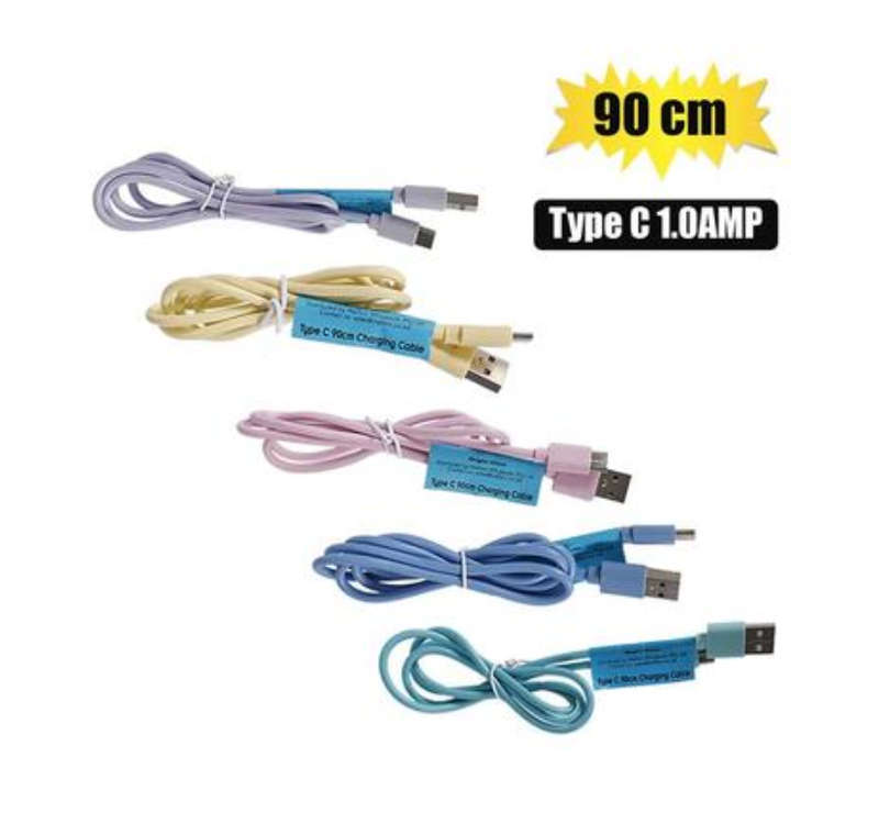 Usb Cable Type C 1.0Amp Bulk 90Cm