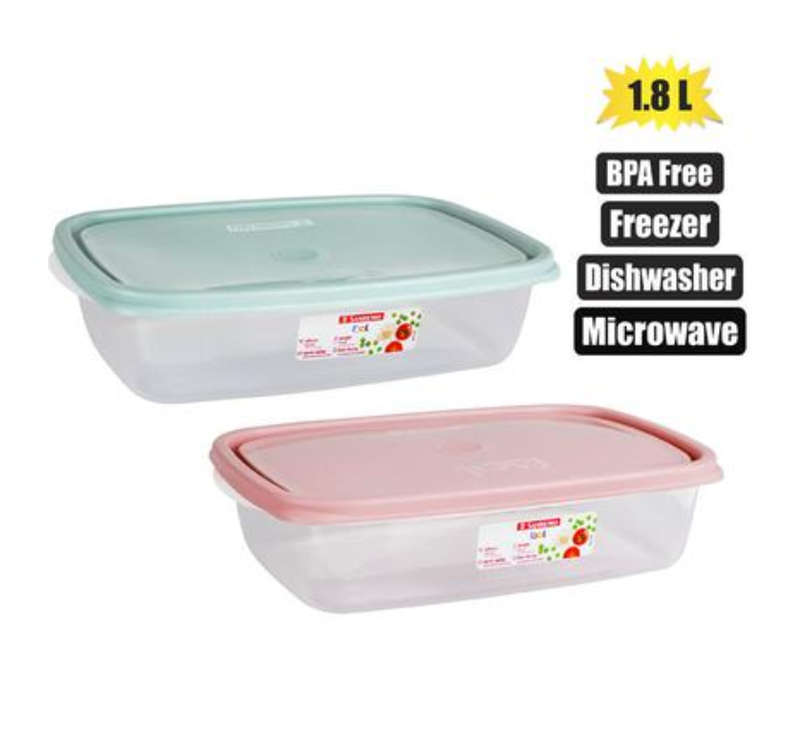 CONTAINER SANREMO RECTANGULAR 1,8L PL