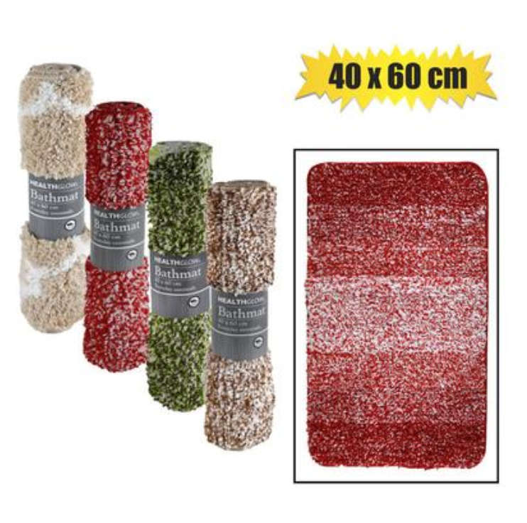Bathmat Microfiber 40X60Cm Asstd